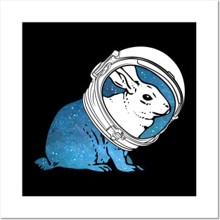 space rabbit Posters and Art